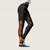 Halloween Party trick or treat Leggings Pompoen (Rechts)