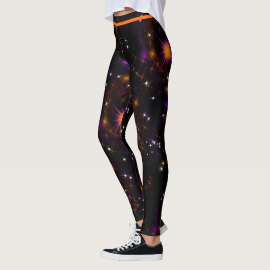 Halloween Party trick or treat Leggings Pompoen (Links)