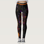 Halloween Party trick or treat Leggings Pompoen (Voorkant)