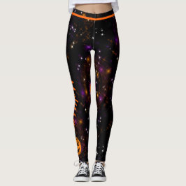 Halloween Party trick or treat Leggings Pompoen