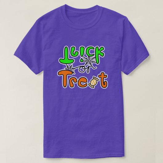 Halloween Party Trick or treat T-shirt (Design voorkant)