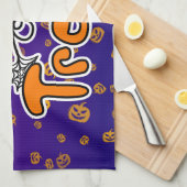 Halloween Party Trick or treat Theedoek (Quarter Fold)