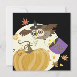 Halloween Party Uil Uitnodigingen