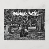 Halloween party uitnodiging briefkaart (Voorkant)