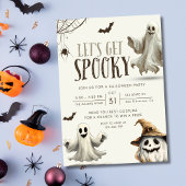 Halloween Party Uitnodiging, Ghost Pumpkin Kostuum Kaart