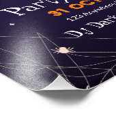 Halloween Party Uitnodiging, Horror Party Hallowee Foto Afdruk (Hoek)