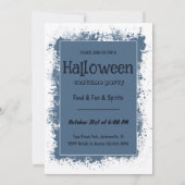 Halloween Party Uitnodiging met Fun Pumpkins (Achterkant)