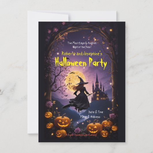 Halloween Party Uitnodiging v2 (Voorkant)