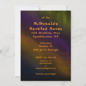 Halloween Party uitnodiging van vele Jack-O-Lanter (Achterkant)