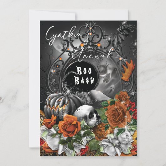 HALLOWEEN PARTY UITNODIGINGEN (Achterkant)
