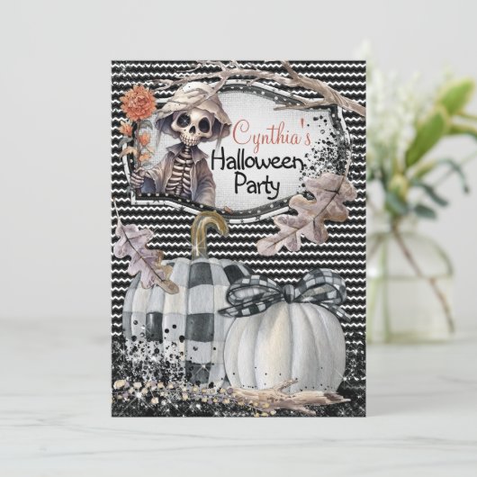 HALLOWEEN PARTY UITNODIGINGEN (Staand voorkant)