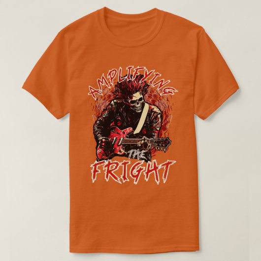 Halloween Party Versterken van de angst Punk Rock T-shirt (Design voorkant)