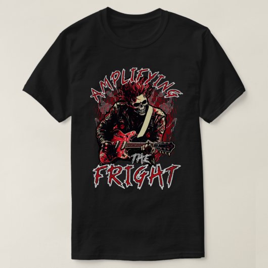 Halloween Party Versterken van de angst Punk Rock T-shirt (Design voorkant)