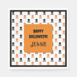 Halloween Party Voeg Tekst Naam Kinder Cake Servet