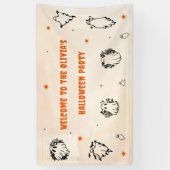 Halloween Party Volwassen  Gotische Schedel Banner (Verticaal)