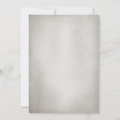 Halloween Party Volwassen  Gotische Schedel Kaart (Achterkant)