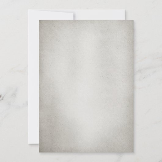 Halloween Party Volwassen  Gotische Schedel Kaart (Achterkant)