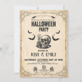  Halloween Party Volwassen Schedel Kaart (Voorkant)