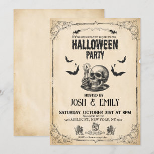  Halloween Party Volwassen Schedel Kaart