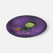 Halloween Party voor Kids Frankenstein Paper Bord (Gekanteld)