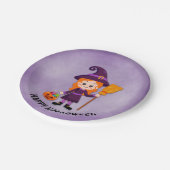 Halloween Party voor Kids Witch Paper Bord (Gekanteld)