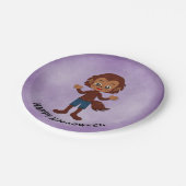 Halloween Party voor Kinderen Weerwolf Papier Bord (Gekanteld)