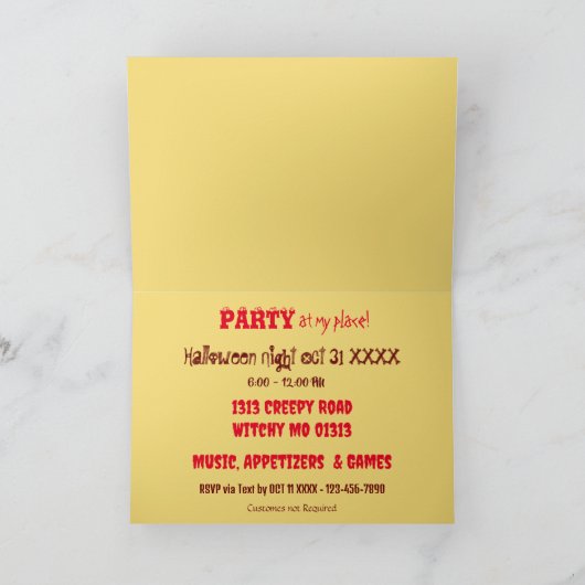 Halloween Party 'Wake the Dead' Muziek (Binnen)