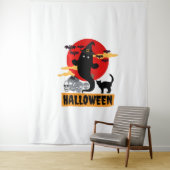 Halloween Party Wandkleed (In situ)