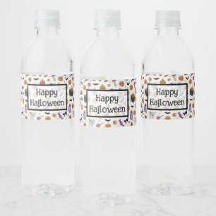Halloween Party Waterfles Etiket