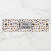 Halloween Party Waterfles Etiket (Enkel label)