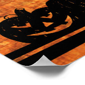 Halloween Party Welkom gepersonaliseerd Poster (Hoek)