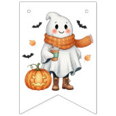 Halloween Party Whimsical Ghosts bunting banner (Derde vlag)