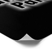 Halloween Party White Glow Poster (Hoek)