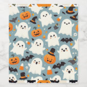 Halloween Party Wijn & Mousserende Wijn Battle Wijn Etiket (Enkel label)