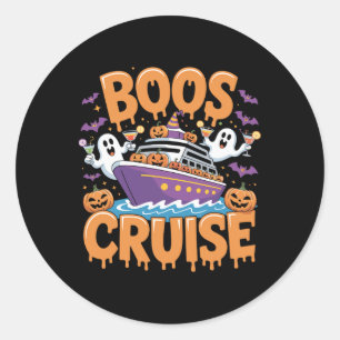 Halloween Party Wijnbier Drink Boos Cruise Ronde Sticker