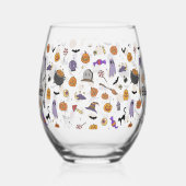 Halloween Party Wijnglas Zonder Voet (Links)