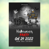 Halloween Party Window Cling Raamsticker (Vel 3)