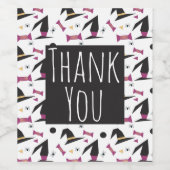 Halloween Party Witch Pet Snoep Spiders Dank je Wijn Etiket (Enkel label)