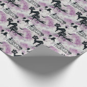 Halloween Party Zwarte Kat Boze Pompoenen Enge Uil Cadeaupapier (Hoek)