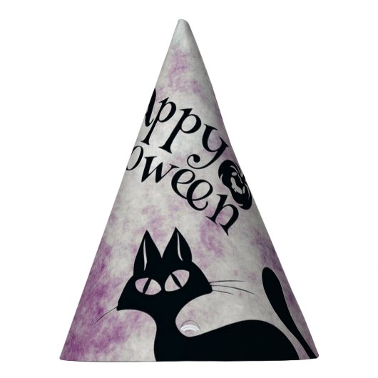 Halloween Party Zwarte Kat Boze Pompoenen Enge Uil Feesthoedjes (Rechts)