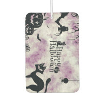 Halloween Party Zwarte Kat Boze Pompoenen Enge Uil