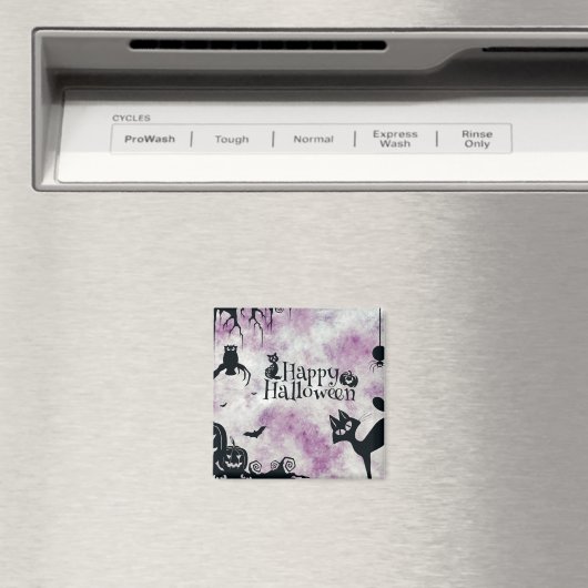 Halloween Party Zwarte Kat Boze Pompoenen Enge Uil Magneet (Insitu (Vaatwasser))