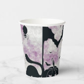 Halloween Party Zwarte Kat Boze Pompoenen Enge Uil Papieren Bekers (Rechts)