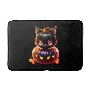 Halloween Party Zwarte Kat Pompoen Horror Eng Badmat