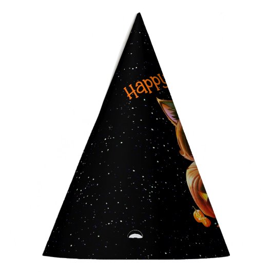 Halloween Party Zwarte Kat Pompoen Horror Eng Feesthoedjes (Links)