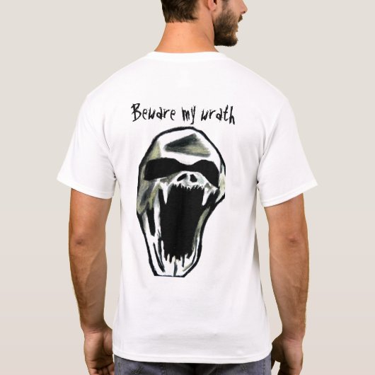 HALLOWEEN, PAS OP VOOR MIJN TOORN T-SHIRT (Achterkant)
