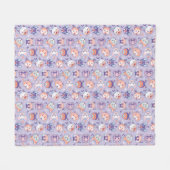 Halloween pastel Cats Fleece Deken (Voorkant (Horizontaal))