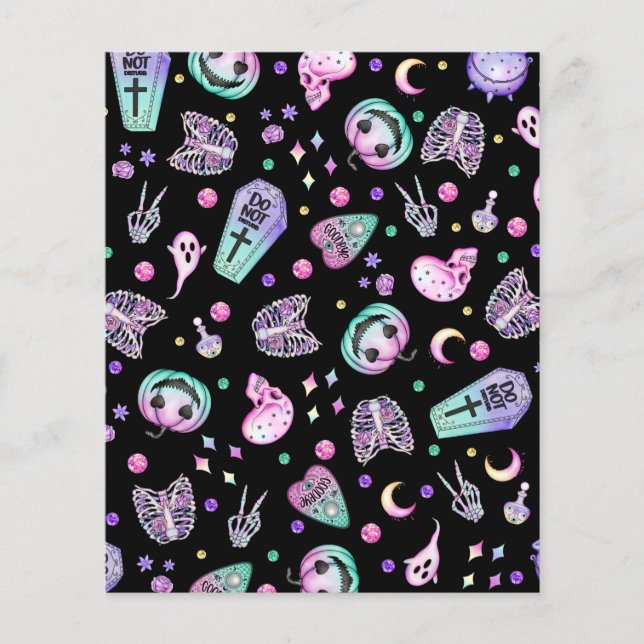 Halloween pastel gothic apothecary and graveyard (Voorkant)