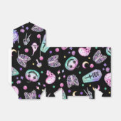 Halloween pastel gothic apothecary and graveyard bedankdoosjes (Uitgevouwen)