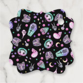 Halloween pastel gothic apothecary and graveyard bedankjes labels (Achterkant)